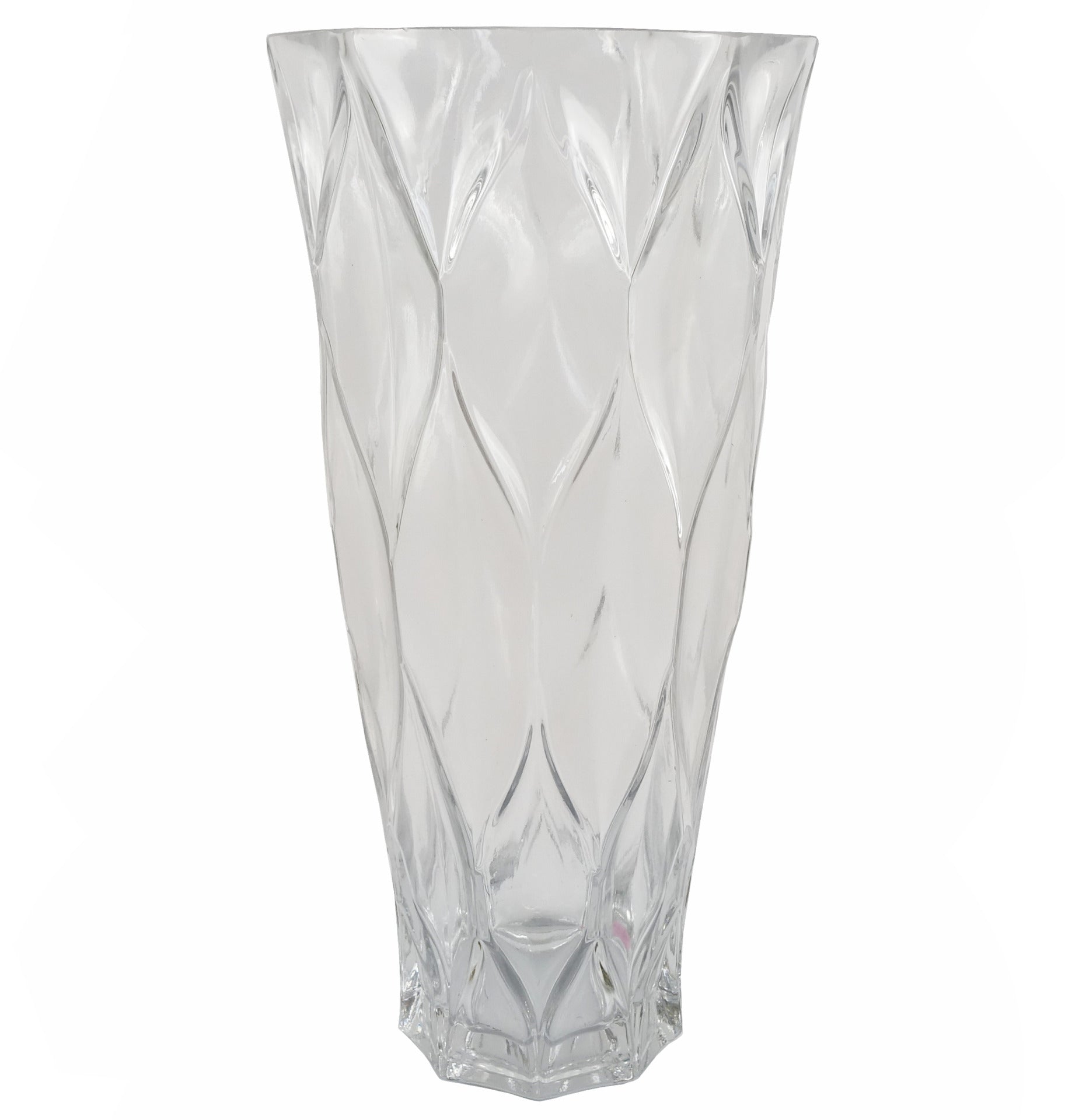 80cm Orange Chrysanthemum Foliage and Glass Vase
