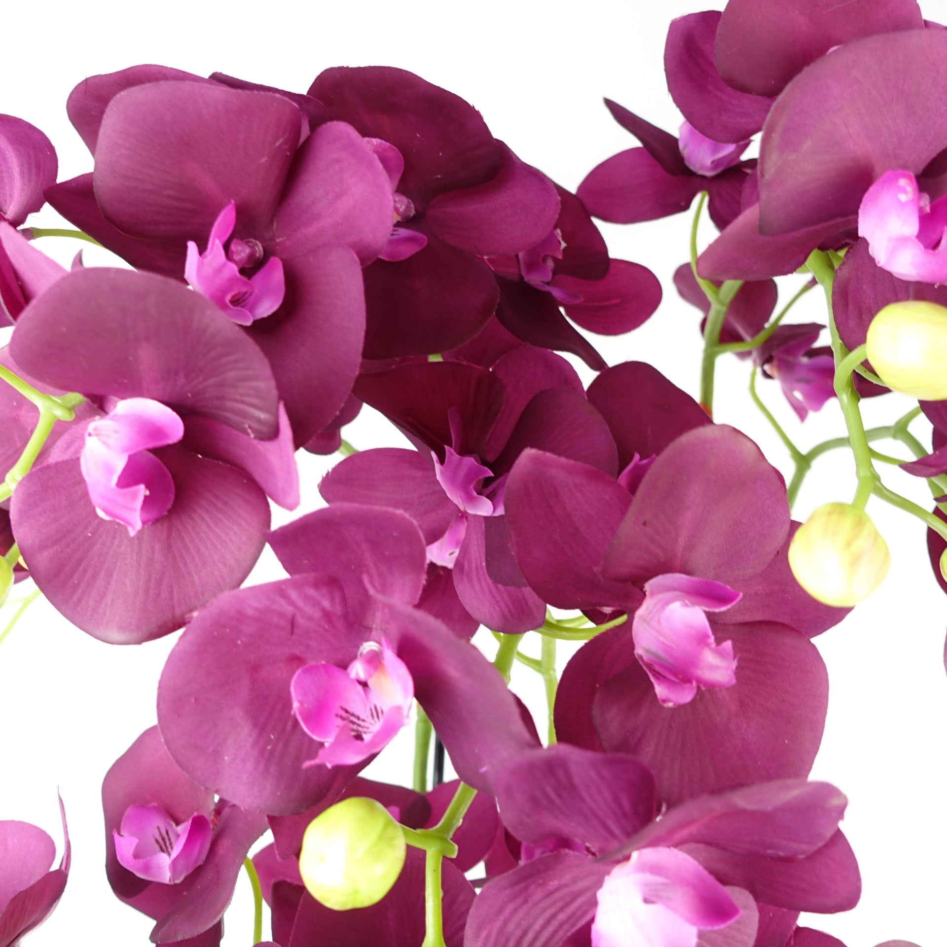 80cm Large Orchid Purple Artificial  - 41 REAL TOUCH flowers