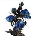 55cm Blue Peony Artificial Flowers Spray