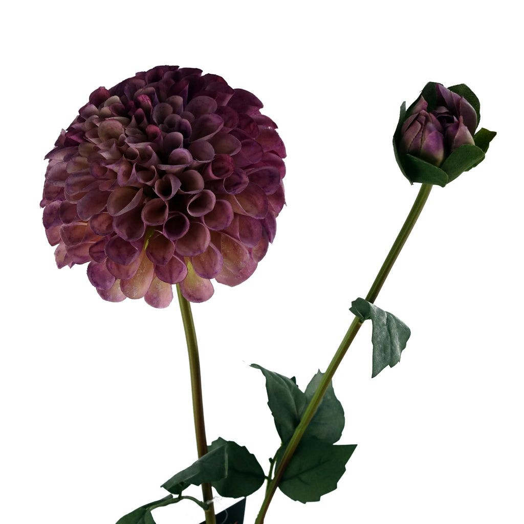 75cm Dhalia PomPom Artificial Flowers Pink