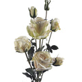 60cm Cream Rose Artificial Flowers Spray