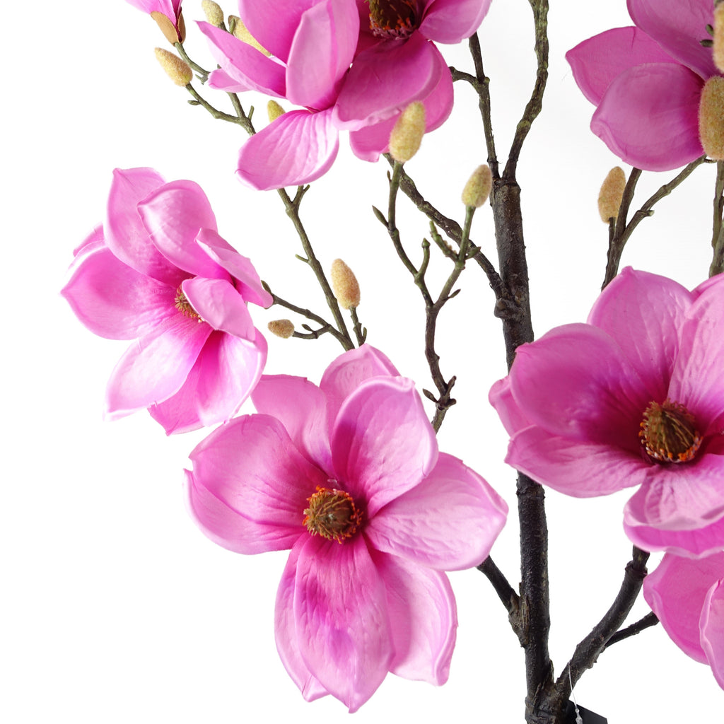 140cm Magnolia Artificial Tree Pink Potted