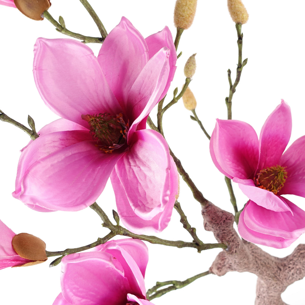 80cm Magnolia Artificial Tree Pink Potted