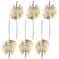 Pack of 6 x 95cm Gold Palm Leaf
