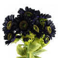 Pack of 6 x 88cm Purple Artificial Sunflower - 18 heads