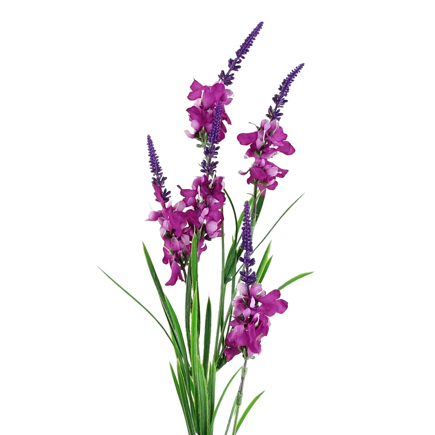 Pack of 6 x 80cm Dark Pink Larkspur Artifical Stem
