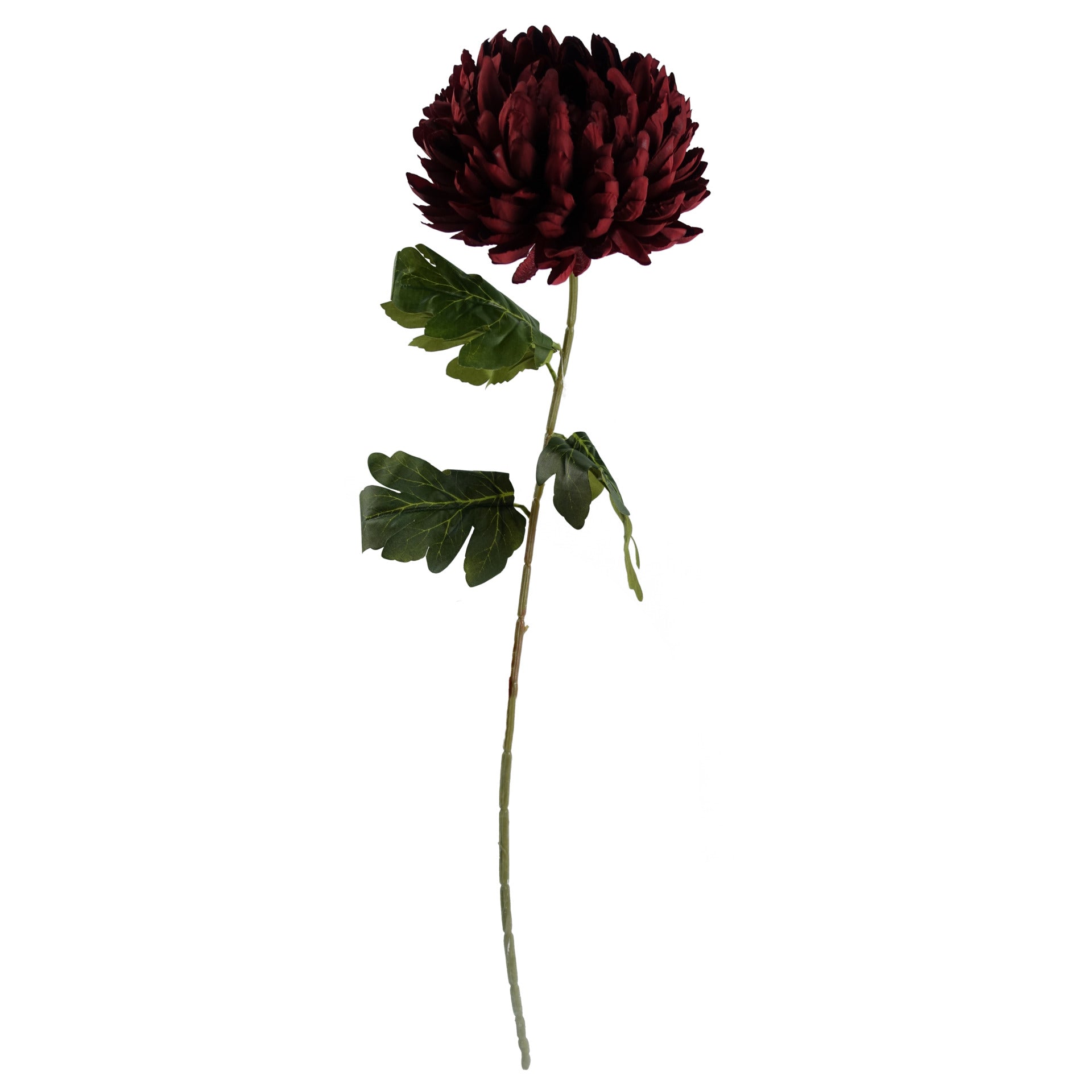 70cm Red Chrysanthemum Glass Ball Vase