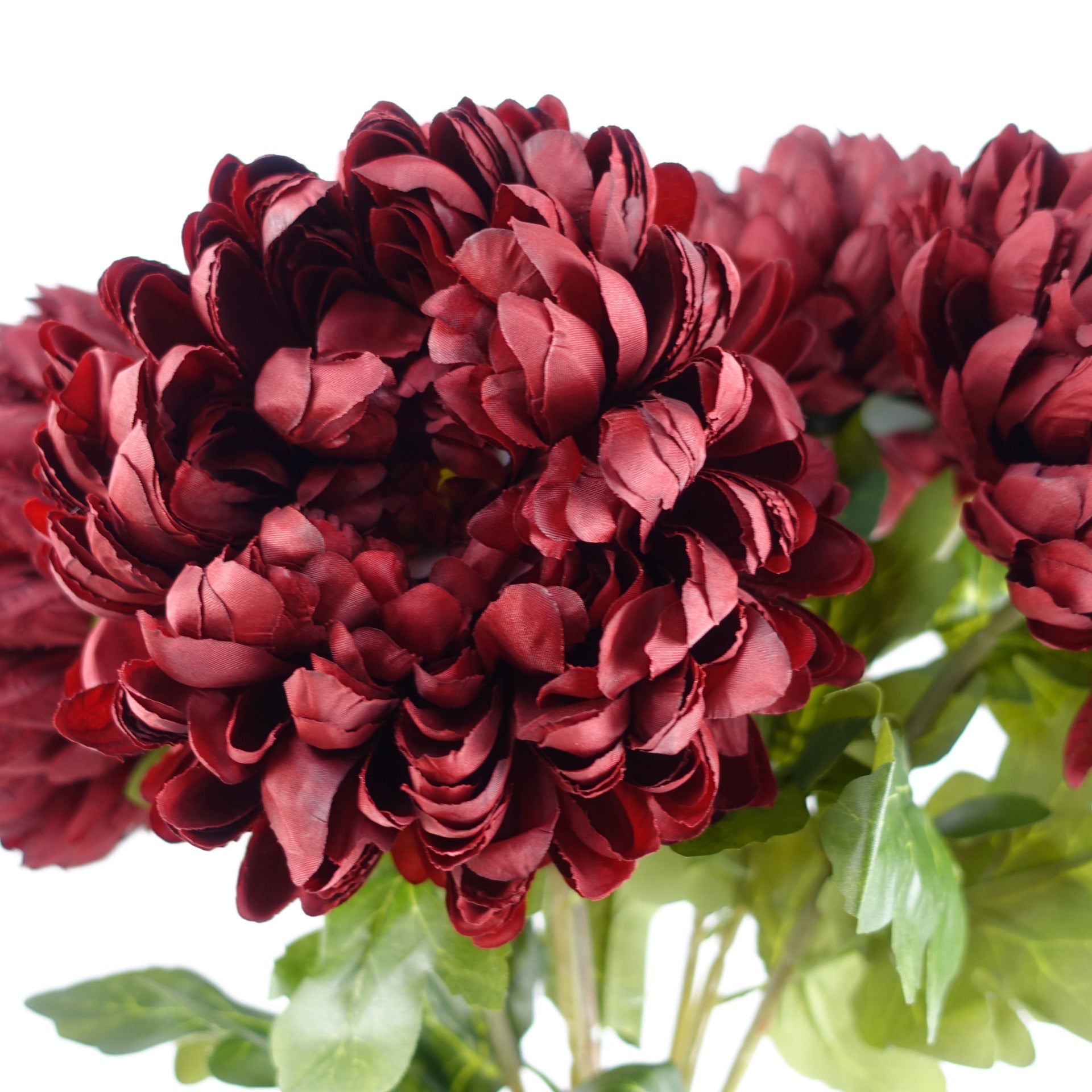 70cm Red Chrysanthemum Glass Ball Vase