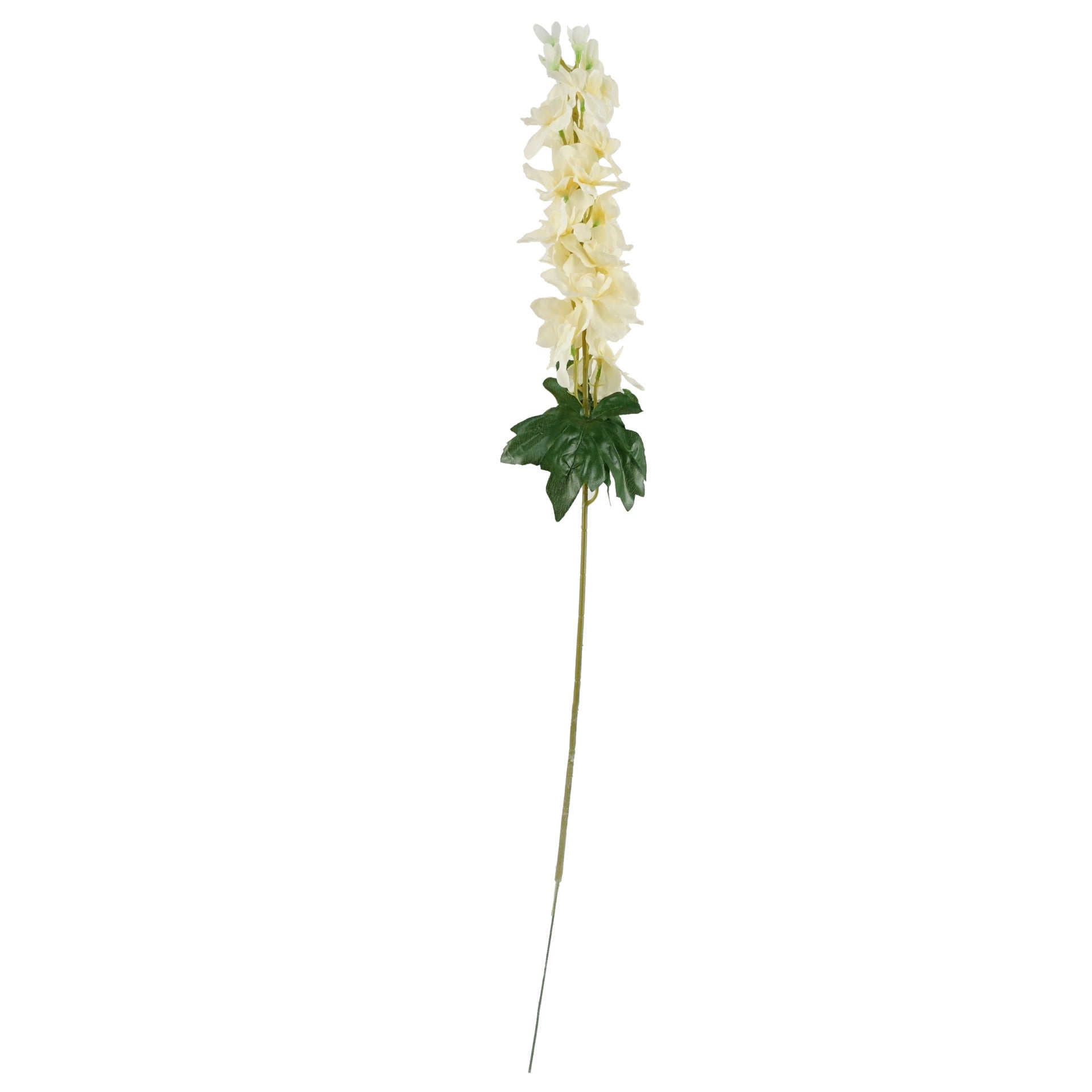 80cm Blue Peony White Delphinium Eucalyptus Glass Vase