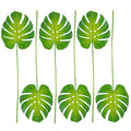 Pack of 6 x 55cm Single Artificial Monstera Leaf