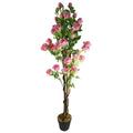 150cm Artificial Pink Rose Tree