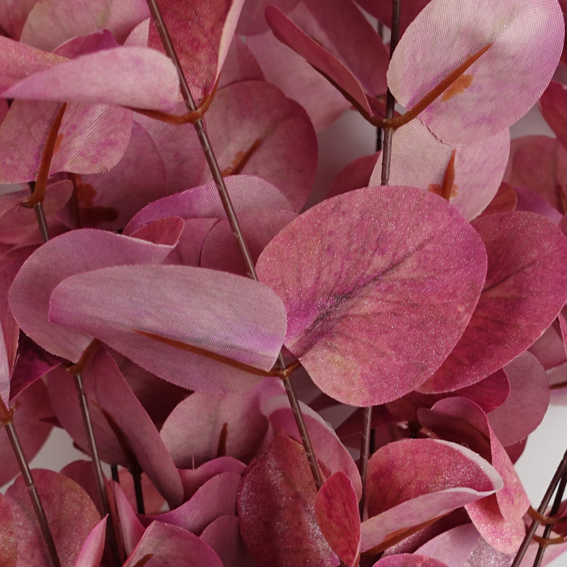 80cm Pink Eucalyptus Foliage Stem