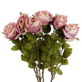 Pack of 6 x 70cm Artificial Light Pink Rose