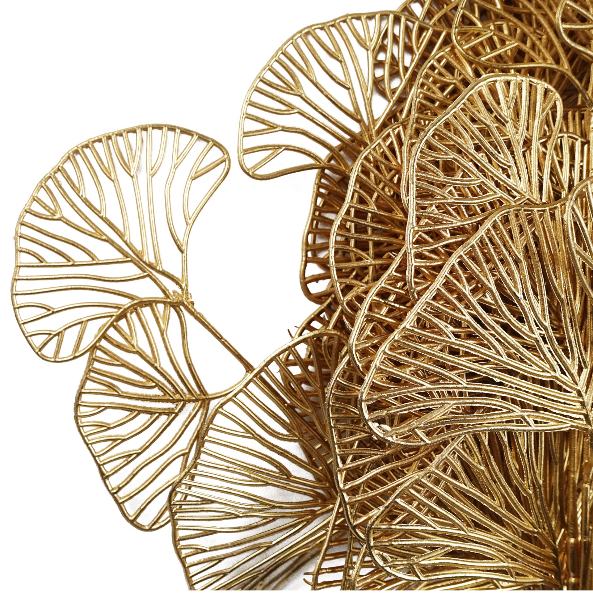 65cm Golden Leaves Flower Arrangement Decoration