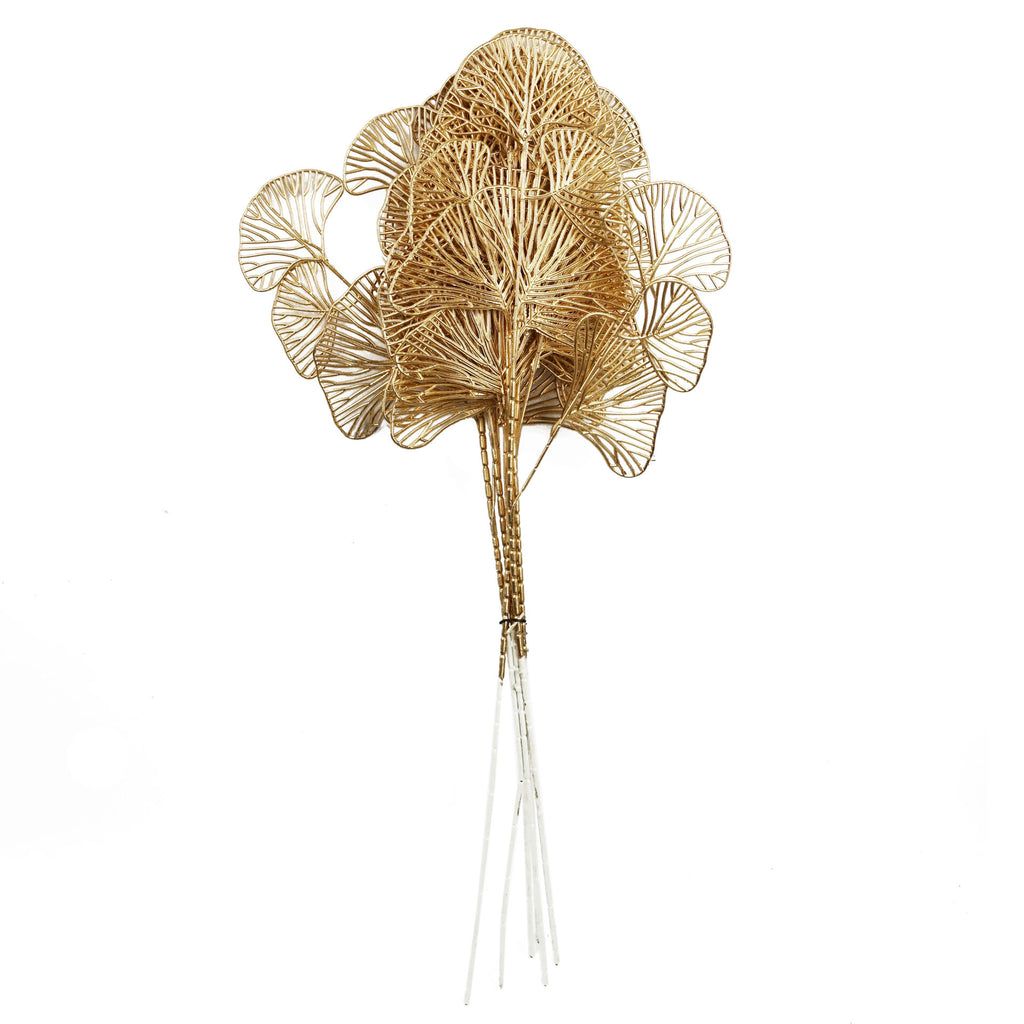 65cm Golden Leaves Flower Arrangement Decoration