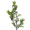 70cm Nandina Foliage Blue Berry Spray Artificial