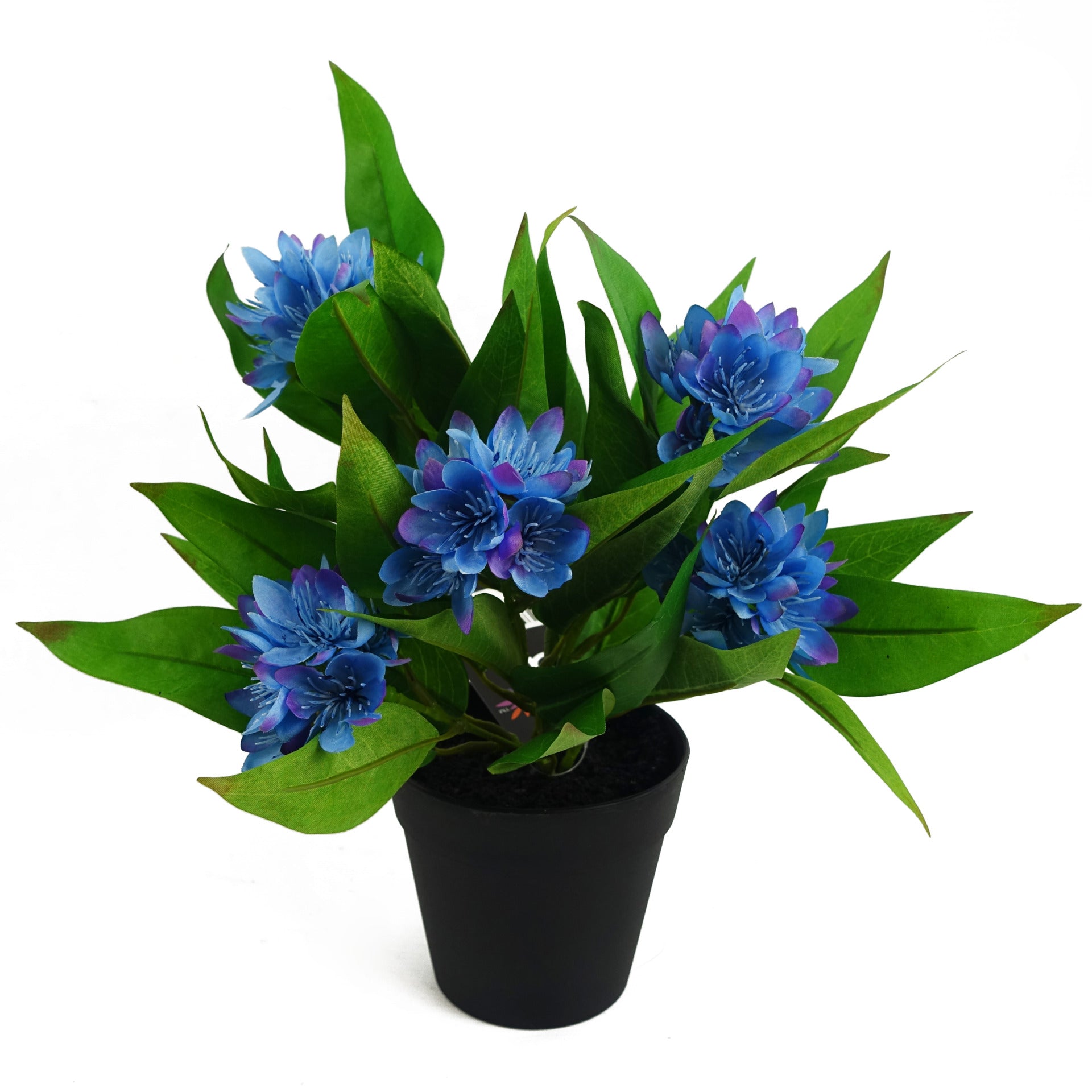 3x 18cm Artificial Freesia Plants Pink, White, Blue Flowering