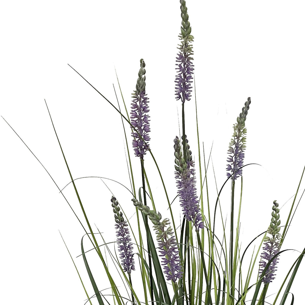 125cm Artificial Lavender Grass with Pot