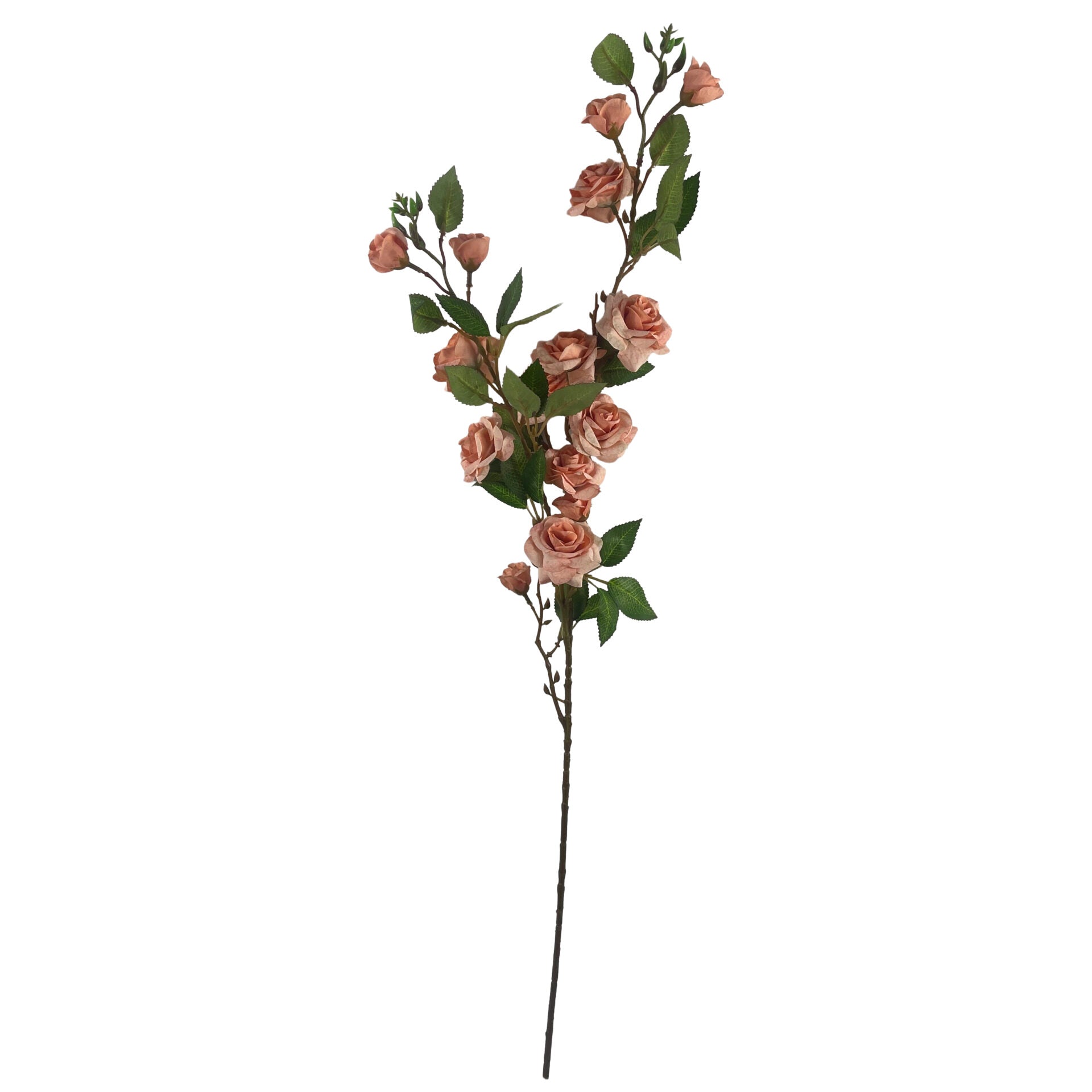 90cm Artificial Pink Rose Stem