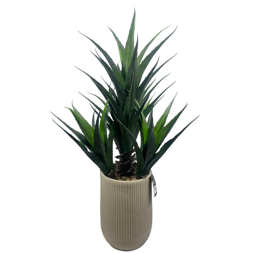 110cm Artificial Agave Tropical Display in Pot Artificial