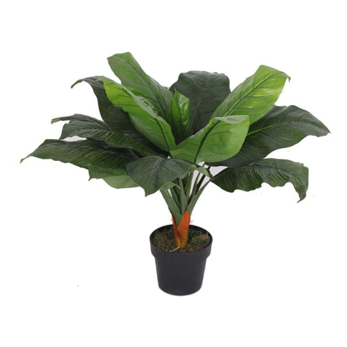 80cm Artificial Large Leaf Tropical Banana Plants - 80cm Dark Banana