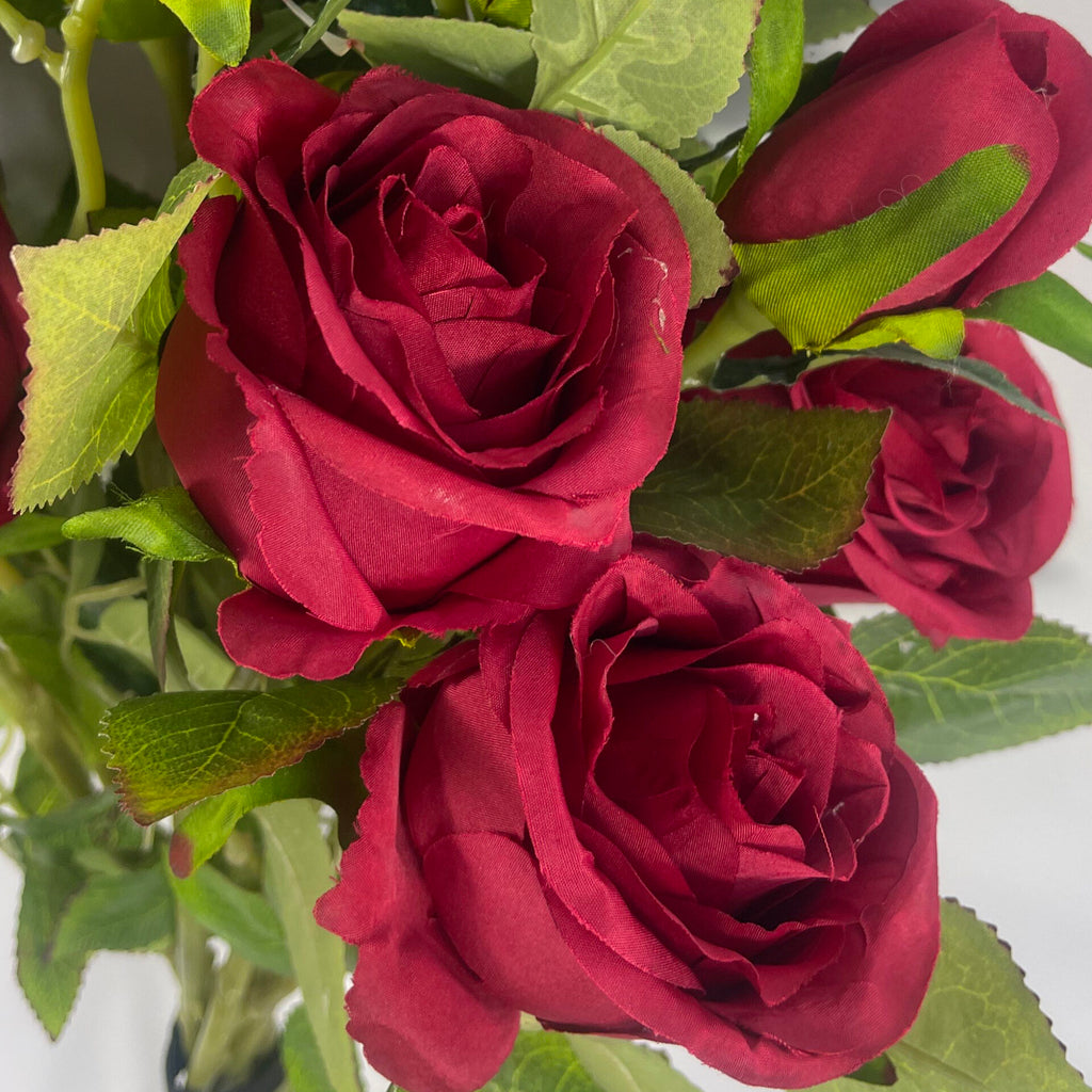 60cm Artificial Red Rose Flower