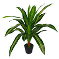 90cm Extra Wide Dracaena Variegated Large Artificial Dragon Plant Tree