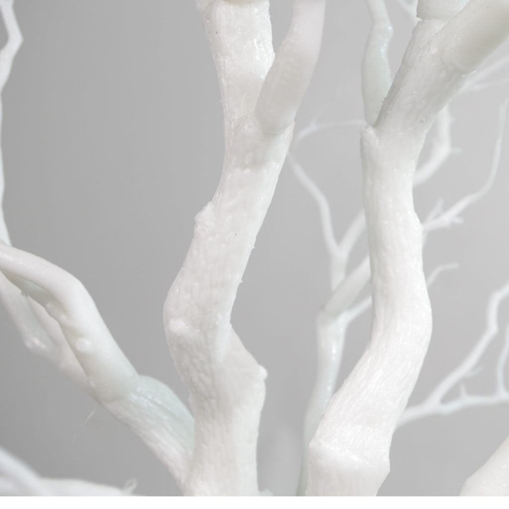 95cm Deluxe Artificial White Plastic Twig Wishing Tree Manzanita Plant
