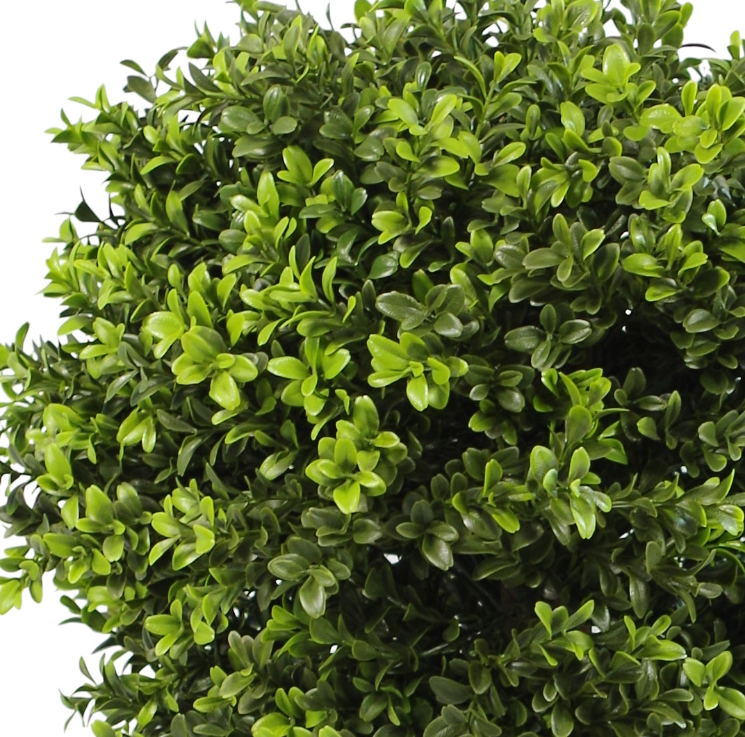 80cm Boxwood Artificial Topiary Buxus Ball Tree - Extra Wide 45cm Diameter