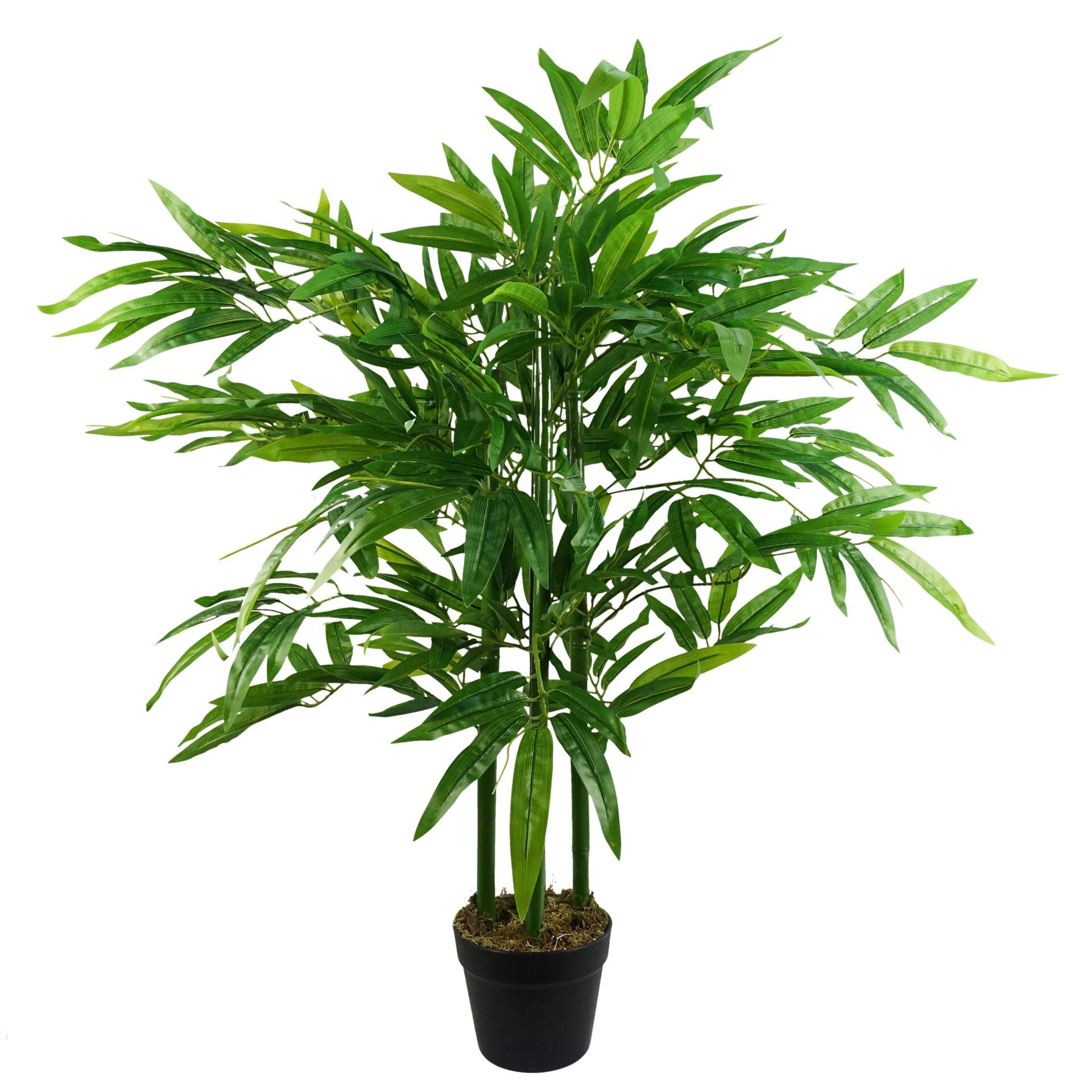 120cm (4ft) Fat Leaf Artificial Bamboo Plants Trees - XL