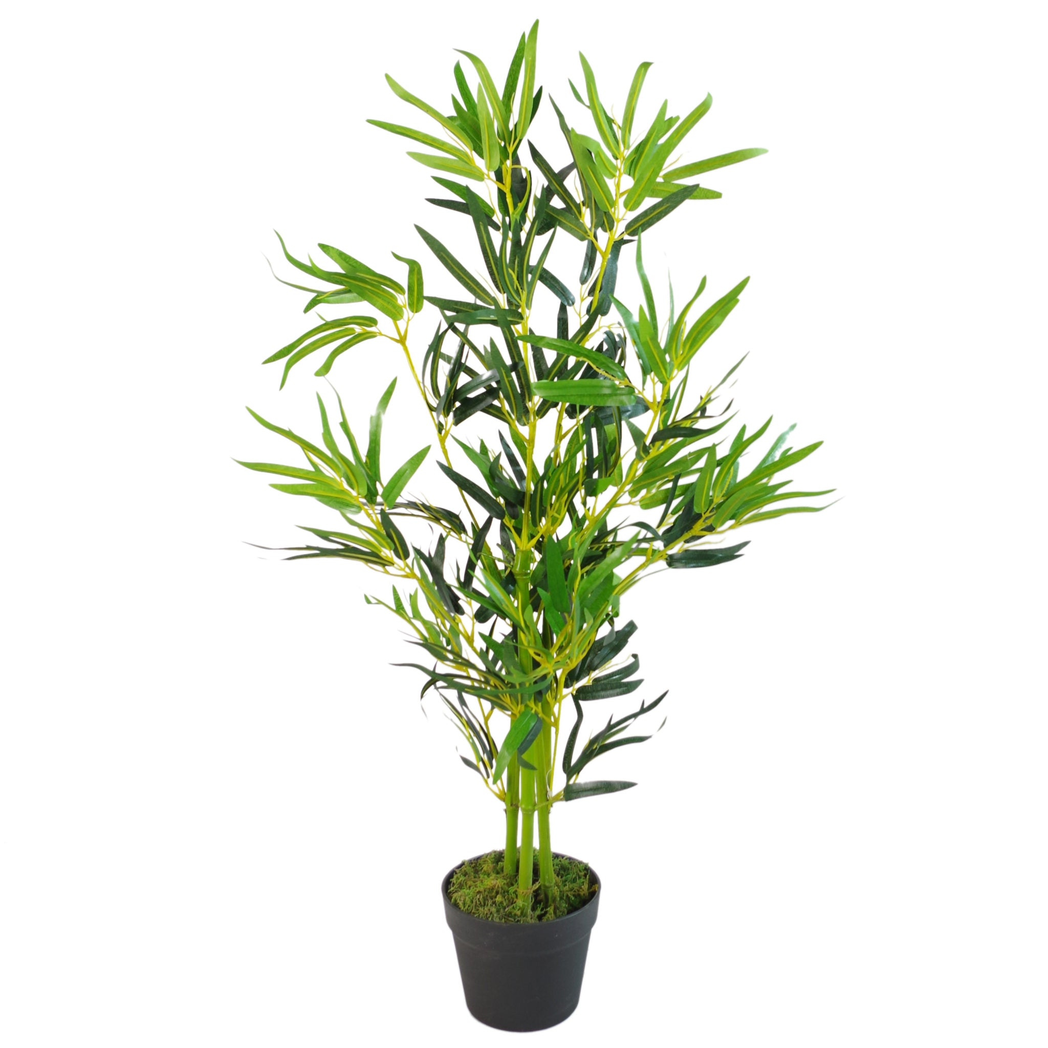 120cm (4ft) Fat Leaf Artificial Bamboo Plants Trees - XL