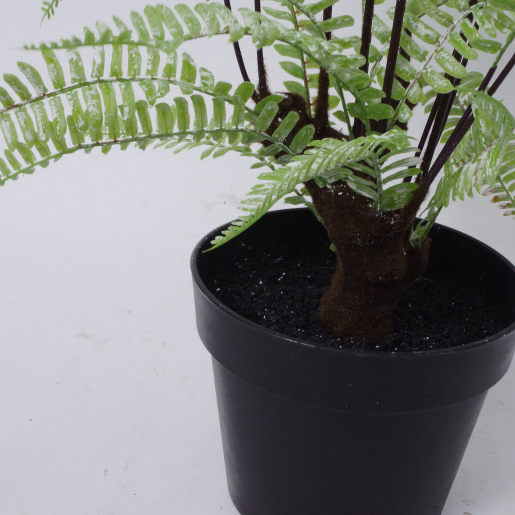 90cm Artificial Silver Leaf Fern Foliage Plant