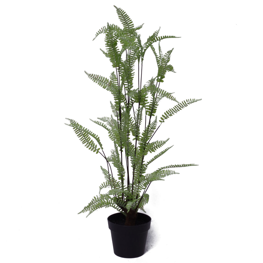 90cm Artificial Silver Leaf Fern Foliage Plant