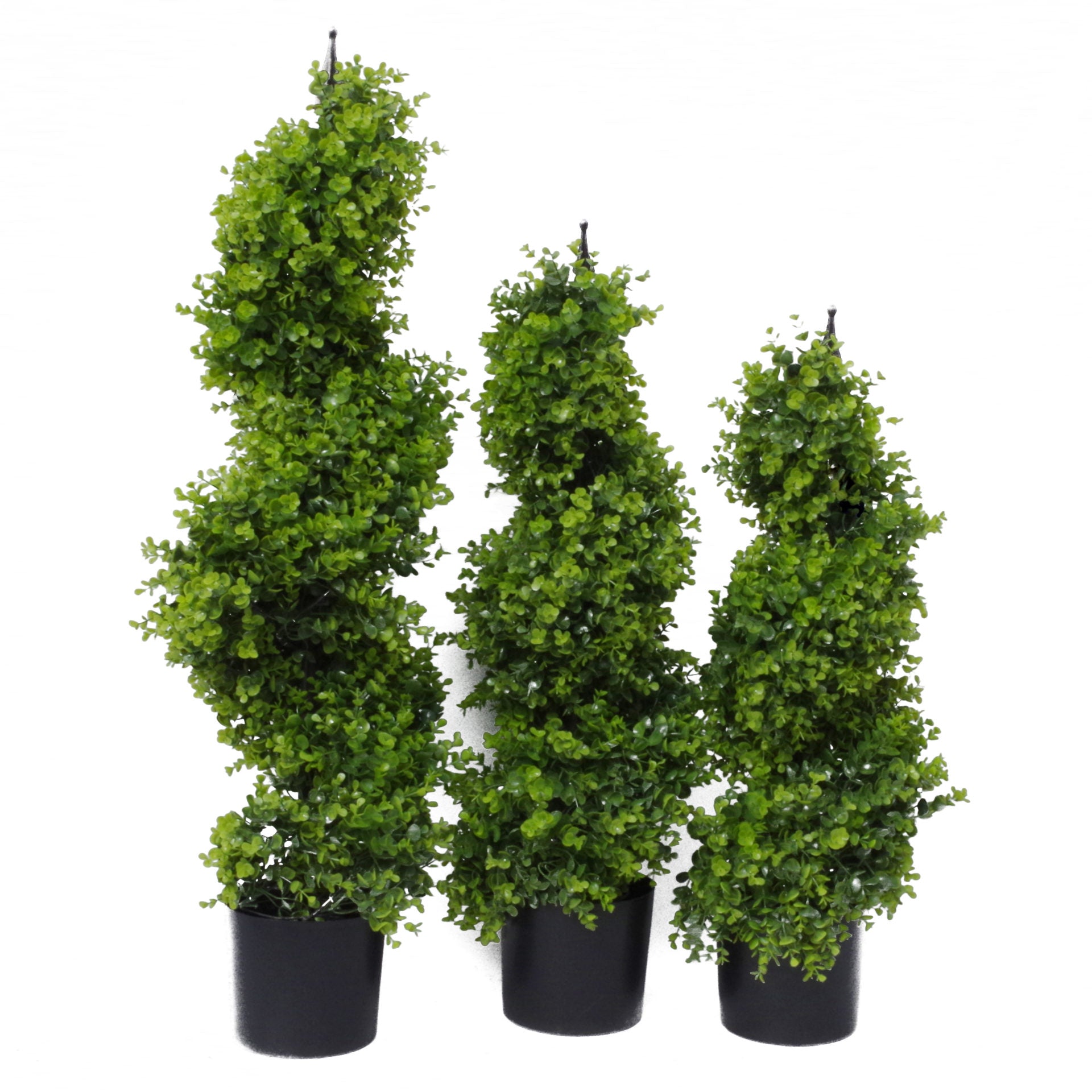 100cm Boxwood Topiary Spiral Tree UV Protected