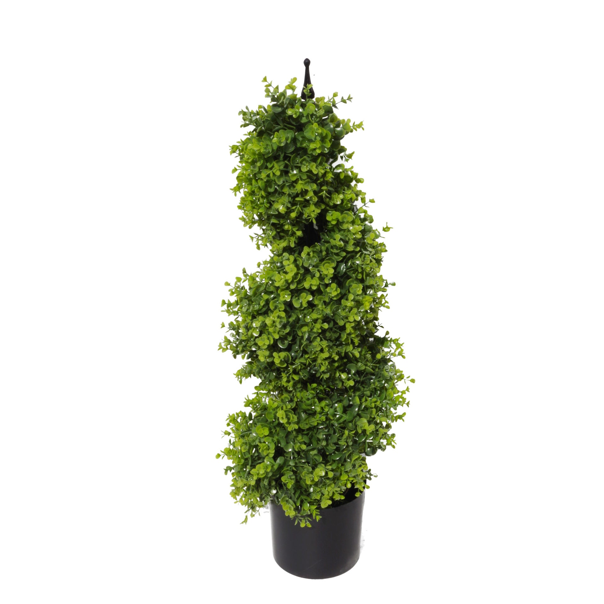 90cm Boxwood Topiary Spiral Tree UV Protected