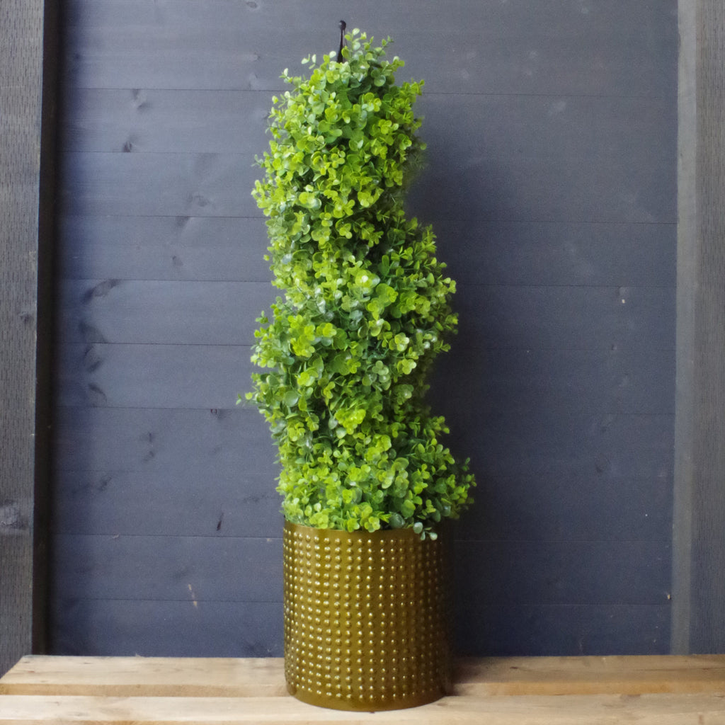 100cm Boxwood Topiary Spiral Tree UV Protected