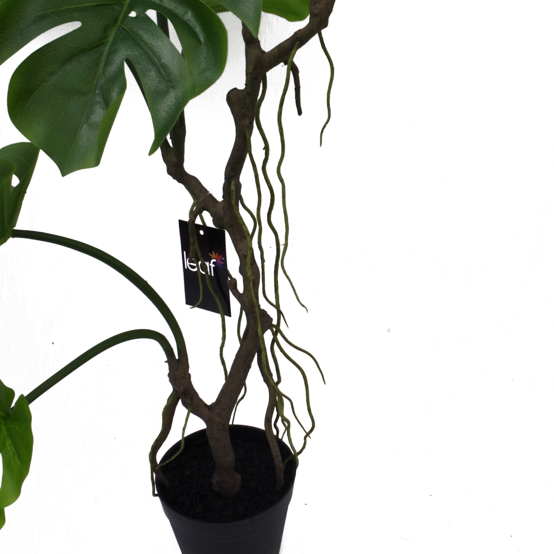 90cm Artificial Twisted Stem Monstera Plant