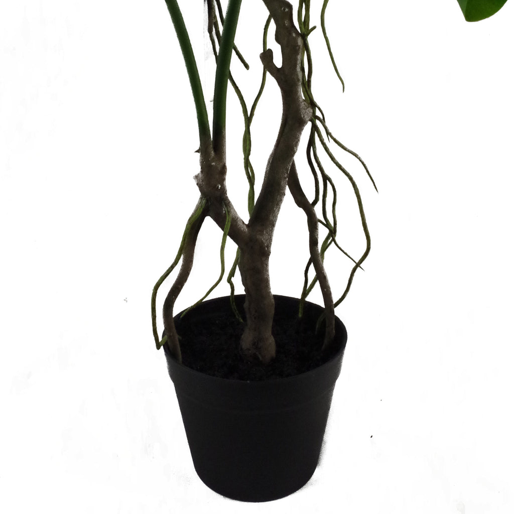 90cm Artificial Twisted Stem Monstera Plant