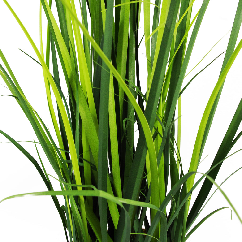 60cm Artificial Grass Plant With Green Ceramic Planter