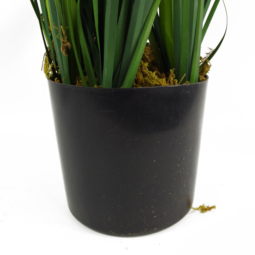 60cm Artificial Grass Plant With Peach Dusty Pink Ceramic Planter