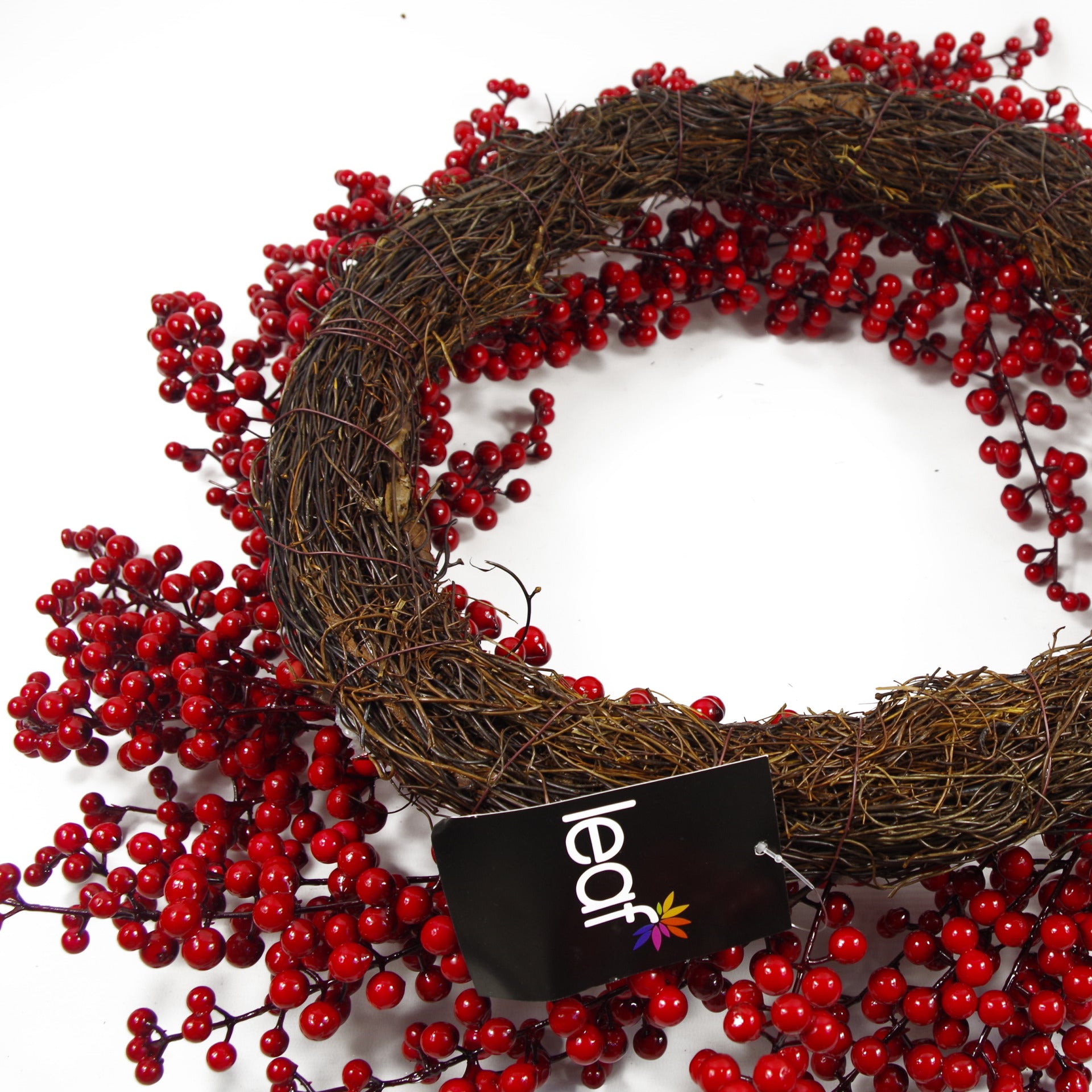 60cm (24") Large Luxury Christmas Red Berry Floristry Wreath