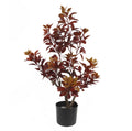 80cm Artificial Orange Fire Autumn Ficus Tree