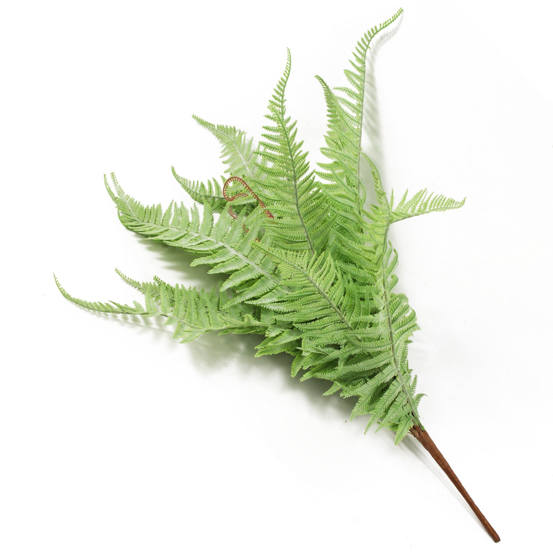 60cm Artificial Bushy Dixie Wood Fern Light Green Plant