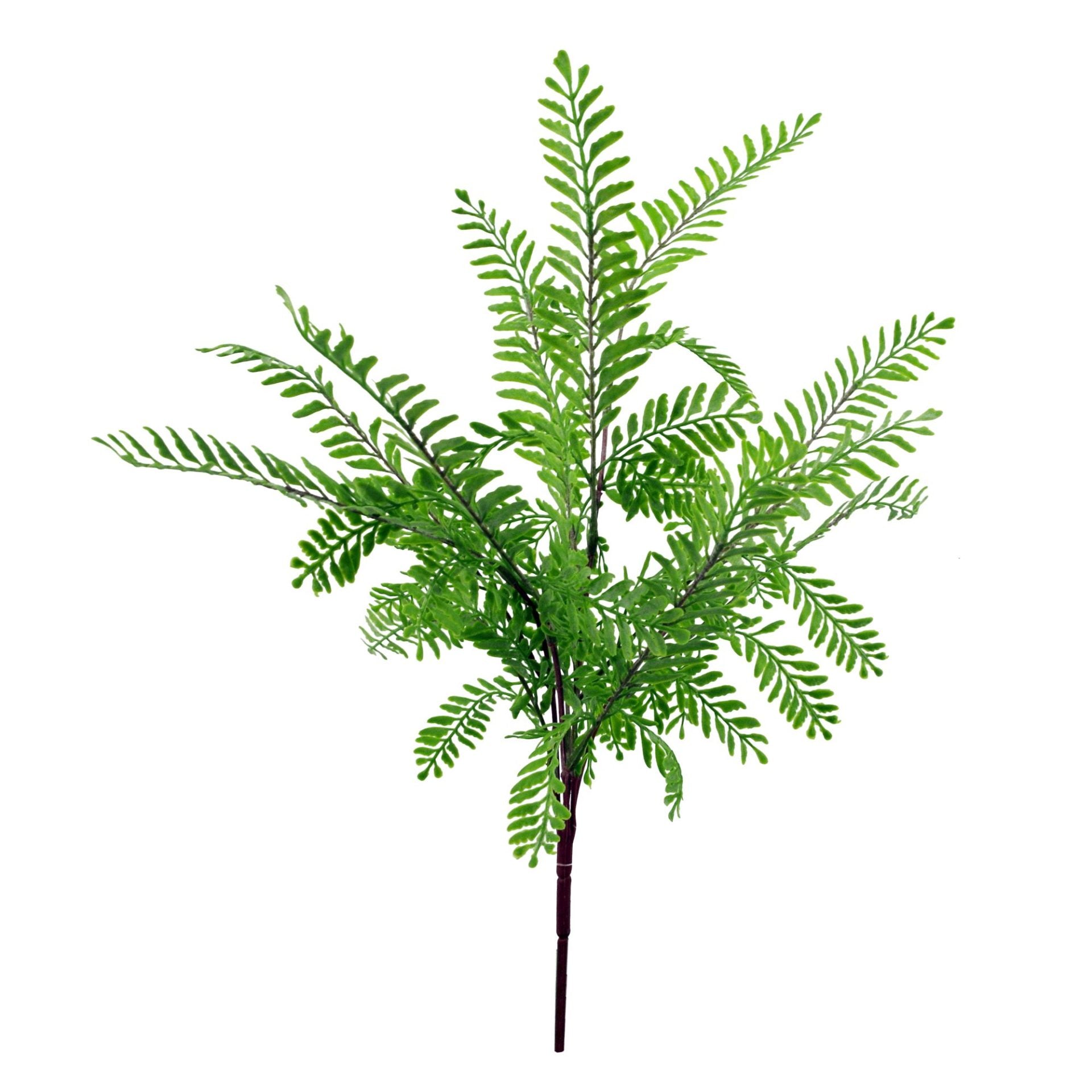 40cm Pair of Ceramic Planters with Artificial Ferns