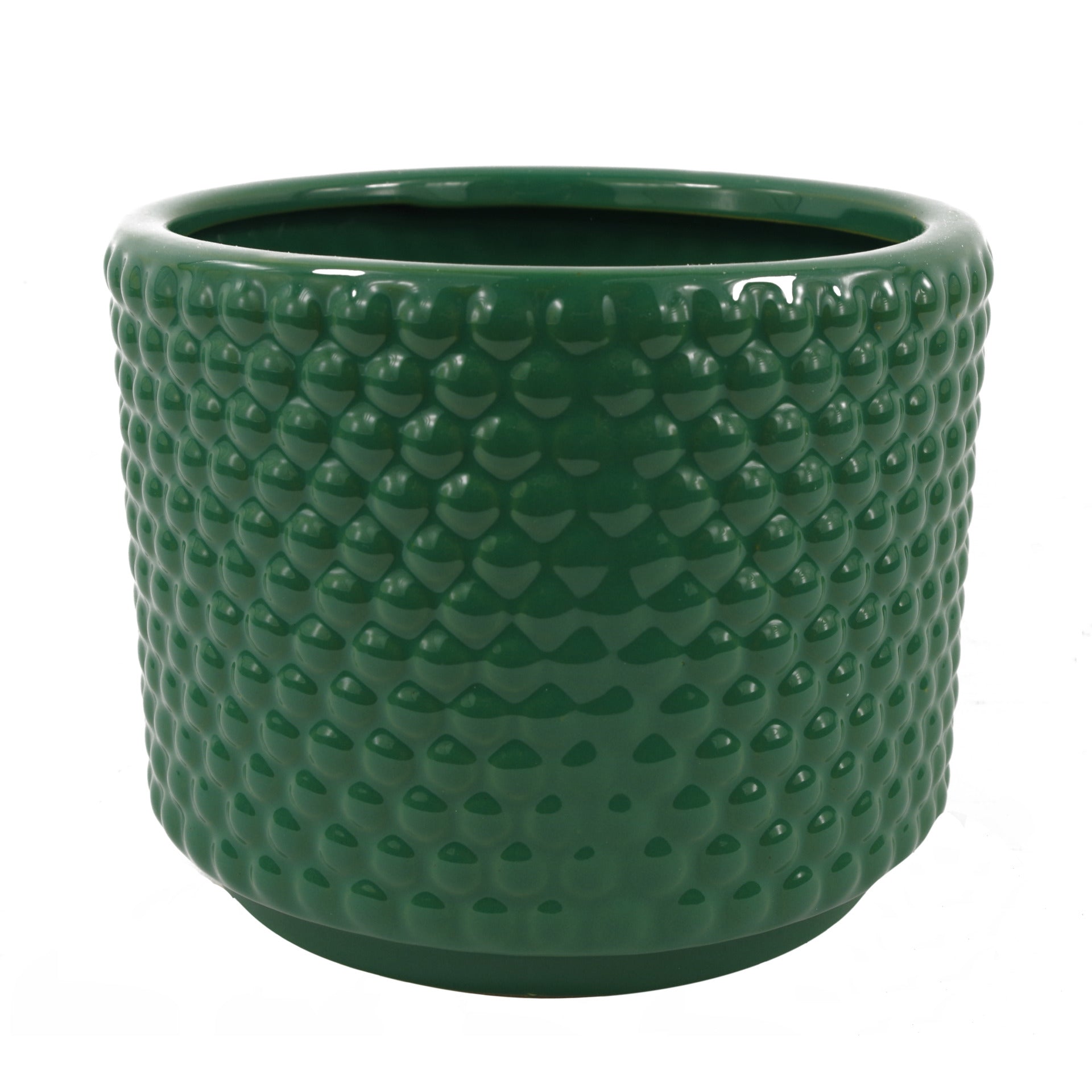 60cm Artificial Grass Plant With Green Ceramic Planter