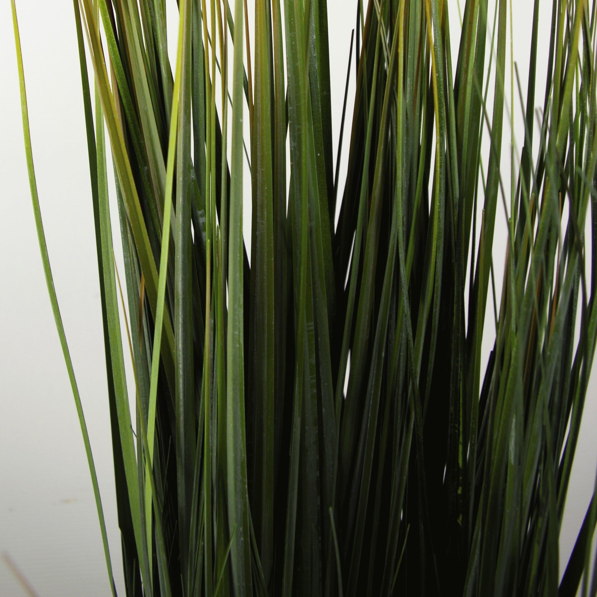 Artificial Grass Plant With White Ceramic Planter