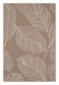 Terrace Leaf Natural Rug