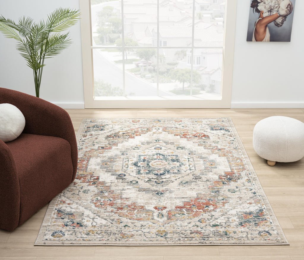 Nova Loki Cream / Red Rug