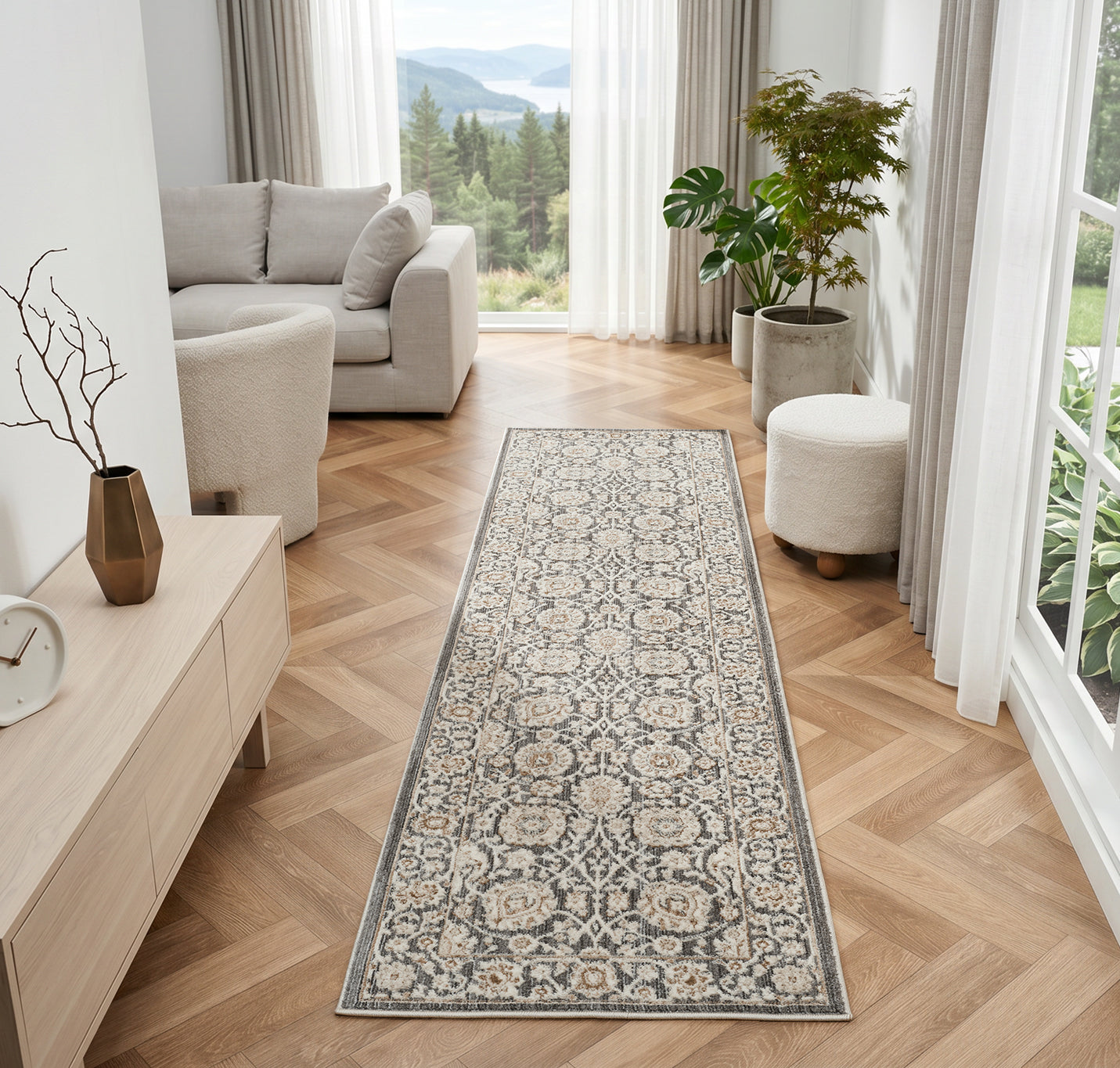 Elegance Lunaria Grey Rug