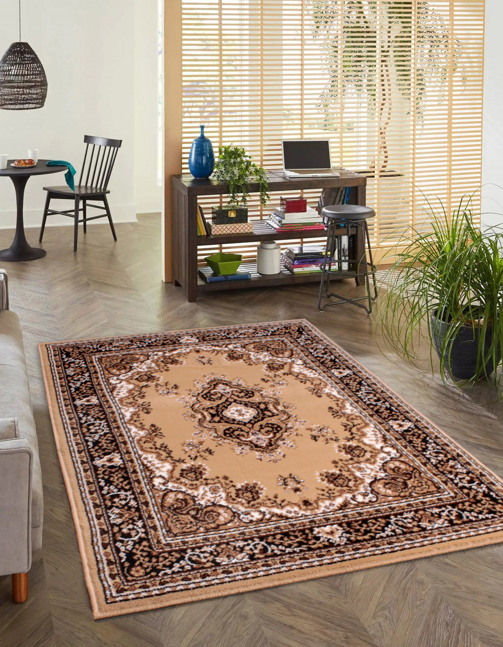 Traditional Poly Lancashire Berber Rug